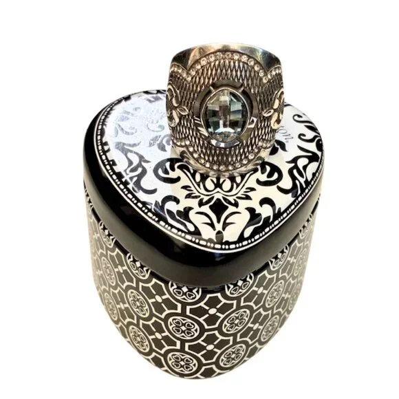 Brighton Love Padlock Cigar Band Ring Retired - Picture 1 of 10